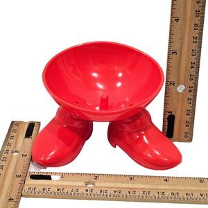 Red Bottom Base Shoe - Replacement Toy Part For Mrs Potato Head - Standard Style